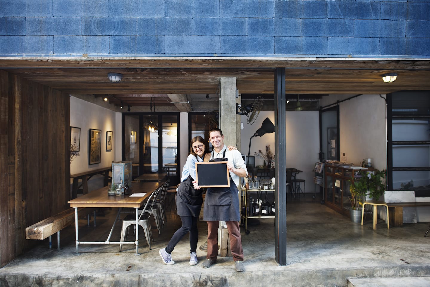 Couple Barista Coffee